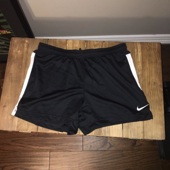 Nike Pants - Nike Dri-Fit Shorts - Black with White Stripe
